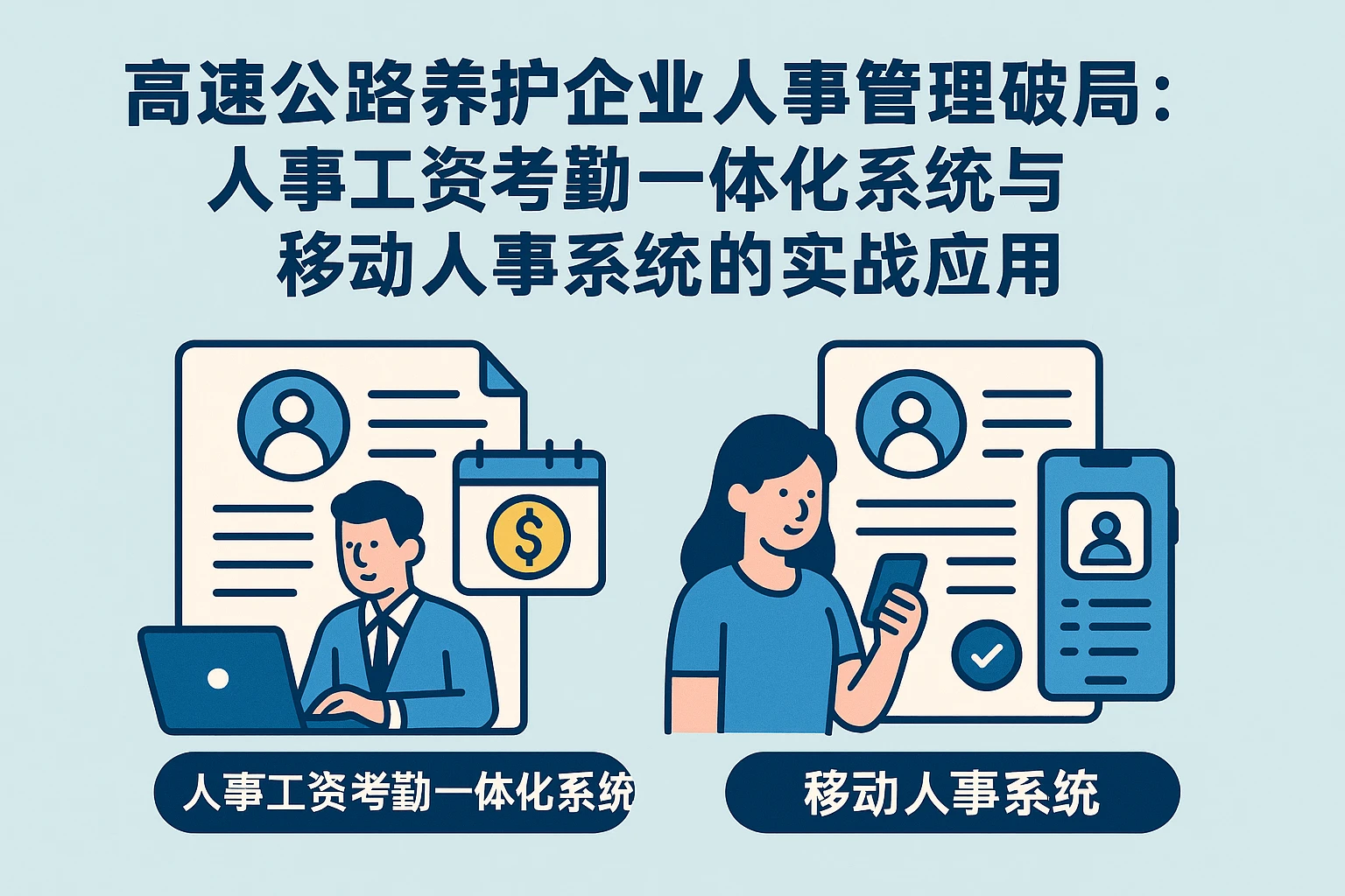 高速公路养护企业人事管理破局：人事工资考勤一体化系统与移动人事系统的实战应用