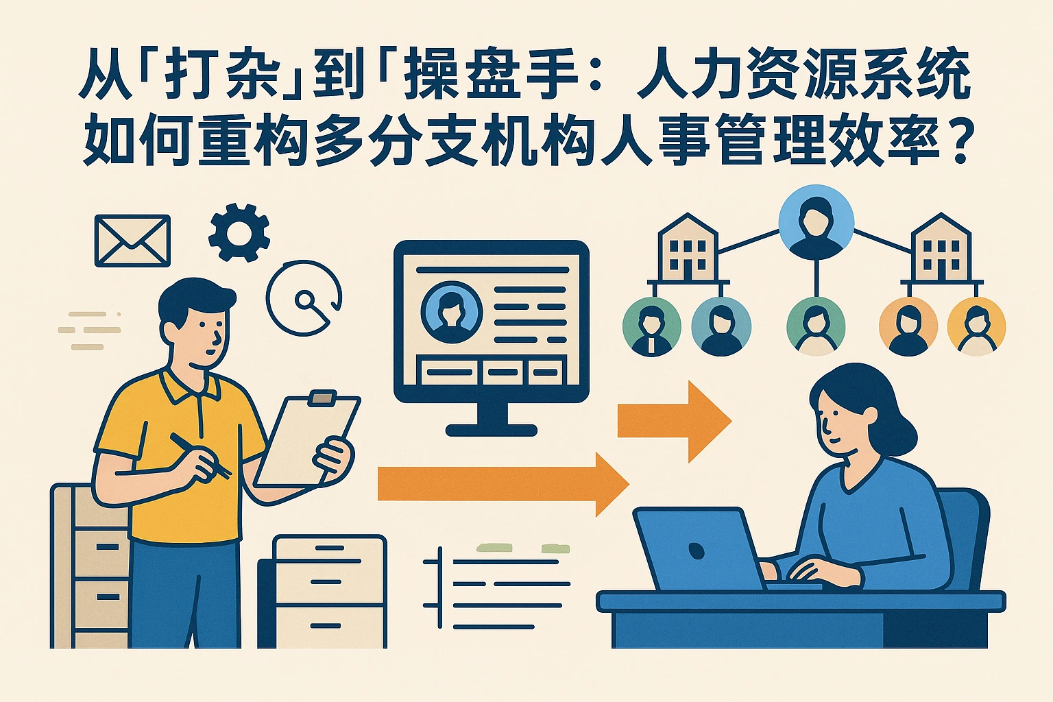 从“打杂”到“操盘手”：人力资源系统如何重构多分支机构人事管理效率？