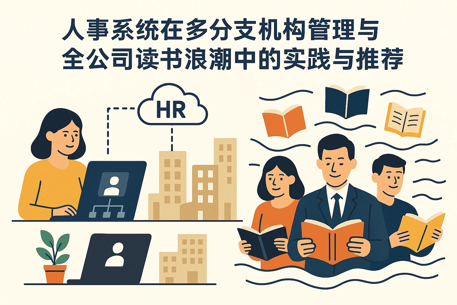 人事系统在多分支机构管理与全公司读书浪潮中的实践与推荐