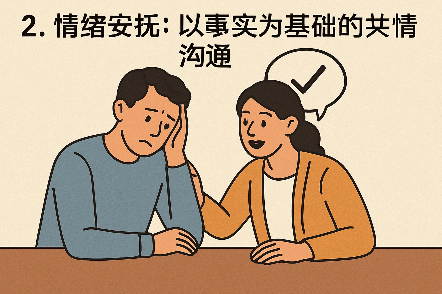 2. 情绪安抚：以事实为基础的共情沟通