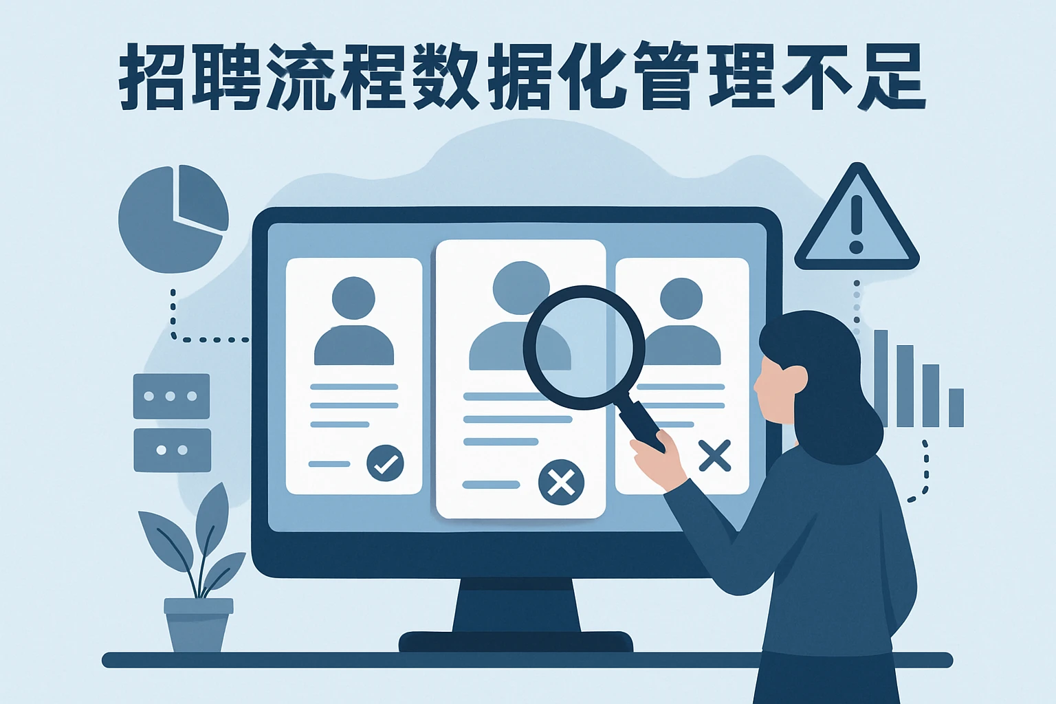 招聘流程数据化管理不足