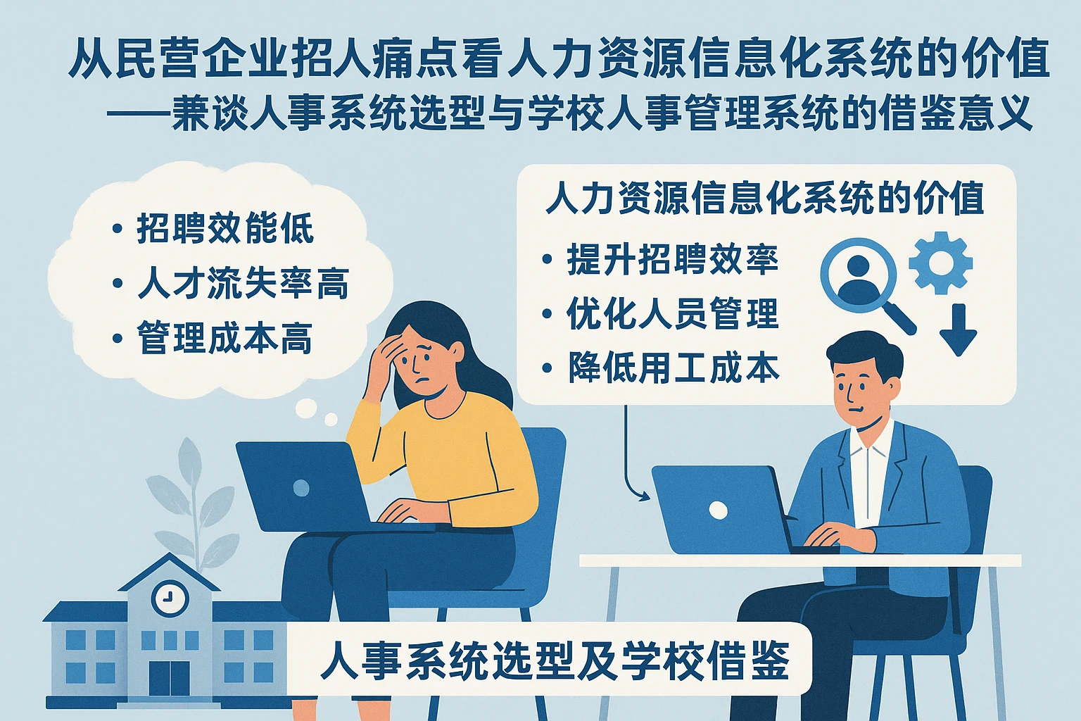 从民营企业招人痛点看人力资源信息化系统的价值——兼谈人事系统选型与学校人事管理系统的借鉴意义