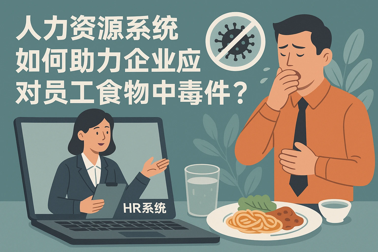 人力资源系统如何助力企业应对员工午餐食物中毒事件？