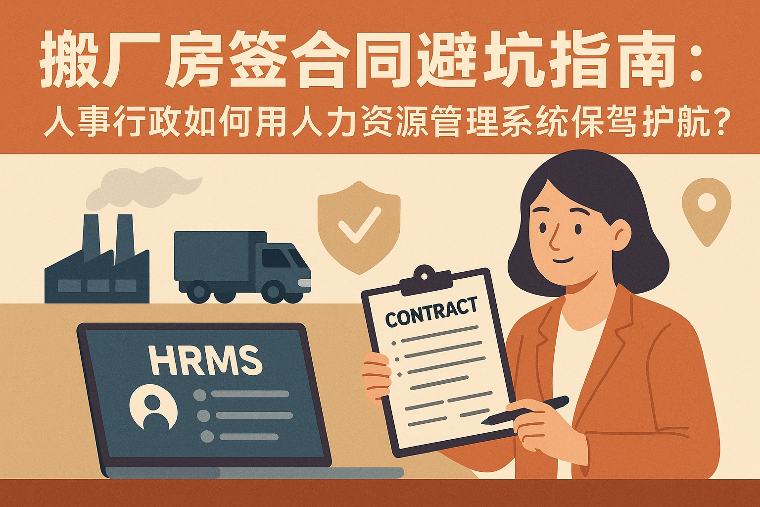 搬厂房签合同避坑指南：人事行政如何用人力资源管理系统保驾护航？