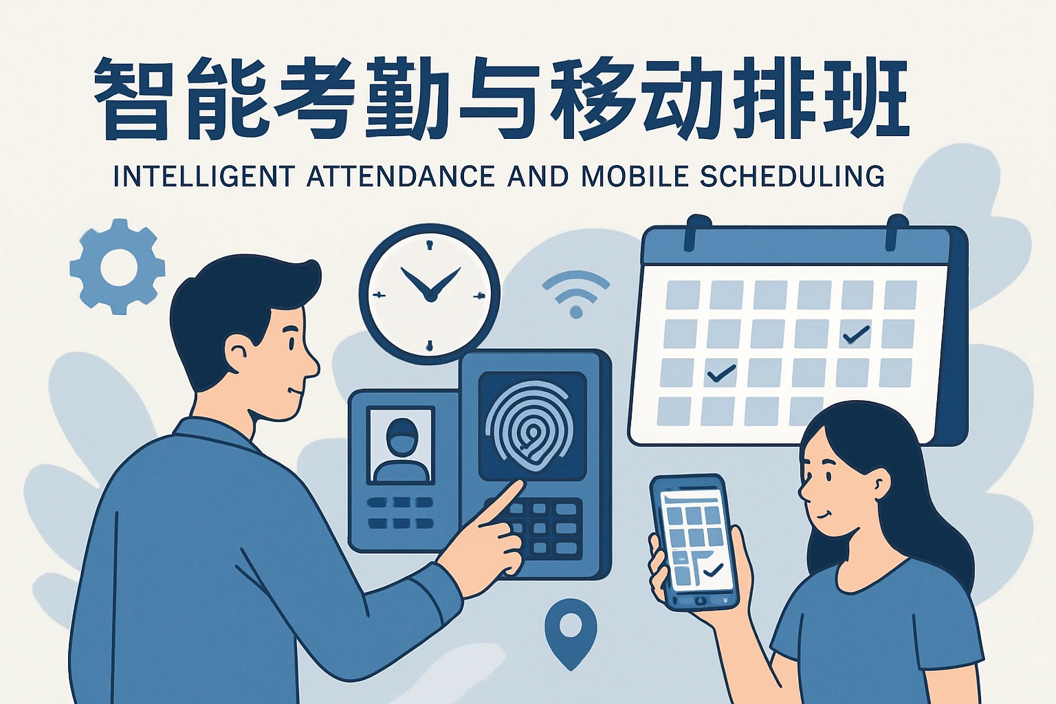 智能考勤与移动排班