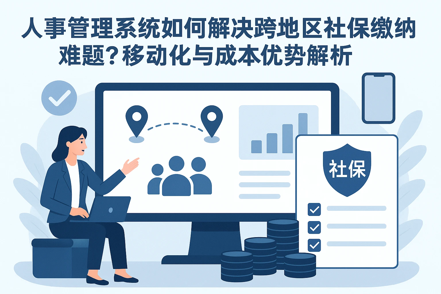 人事管理系统如何解决跨地区社保缴纳难题？移动化与成本优势解析