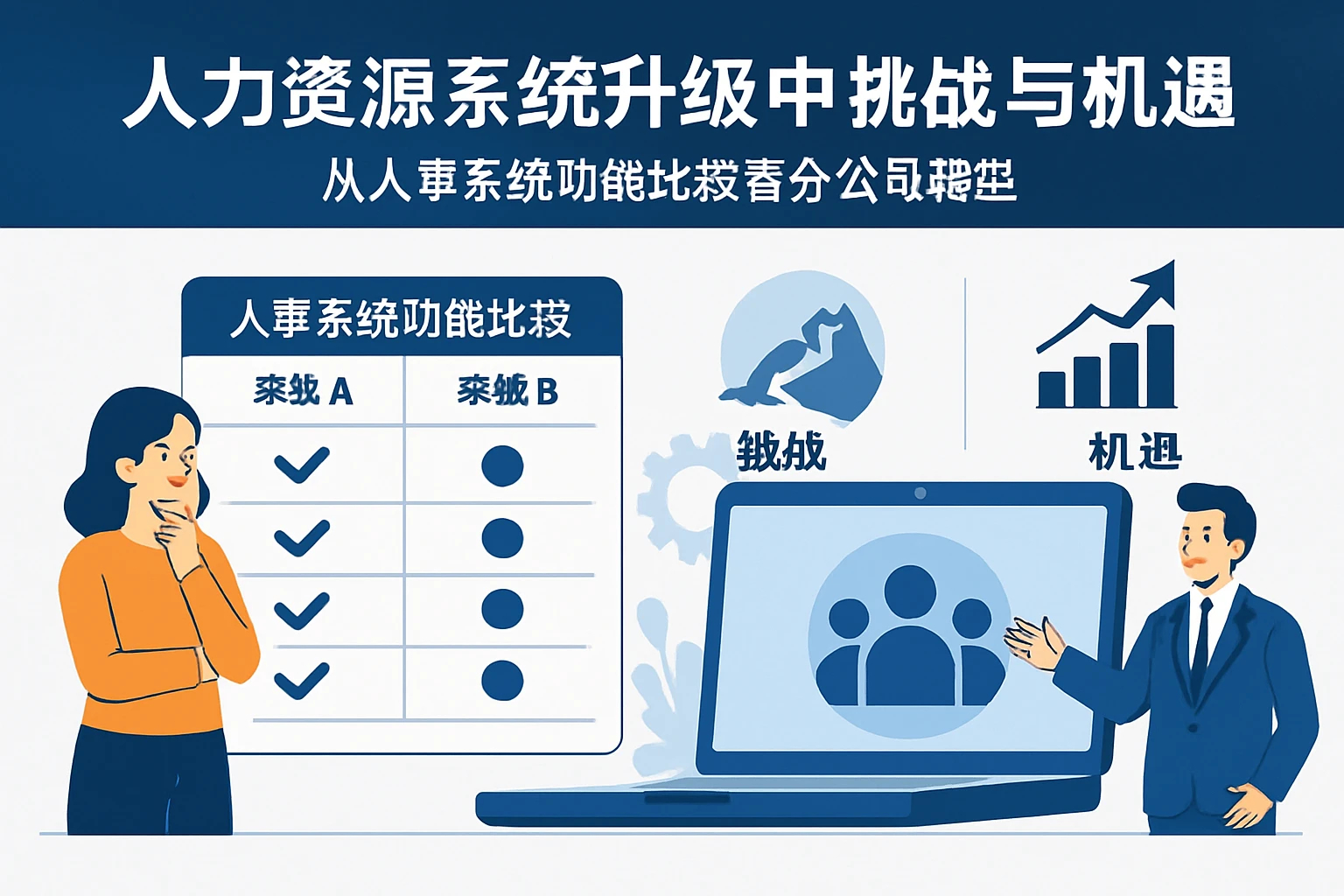 人力资源系统升级中的挑战与机遇：从人事系统功能比较看分公司转型
