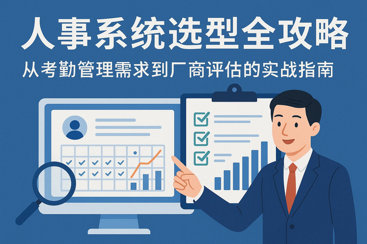 人事系统选型全攻略：从考勤管理需求到厂商评估的实战指南