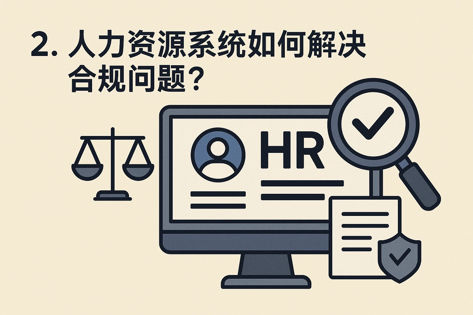 2. 人力资源系统如何解决合规问题？