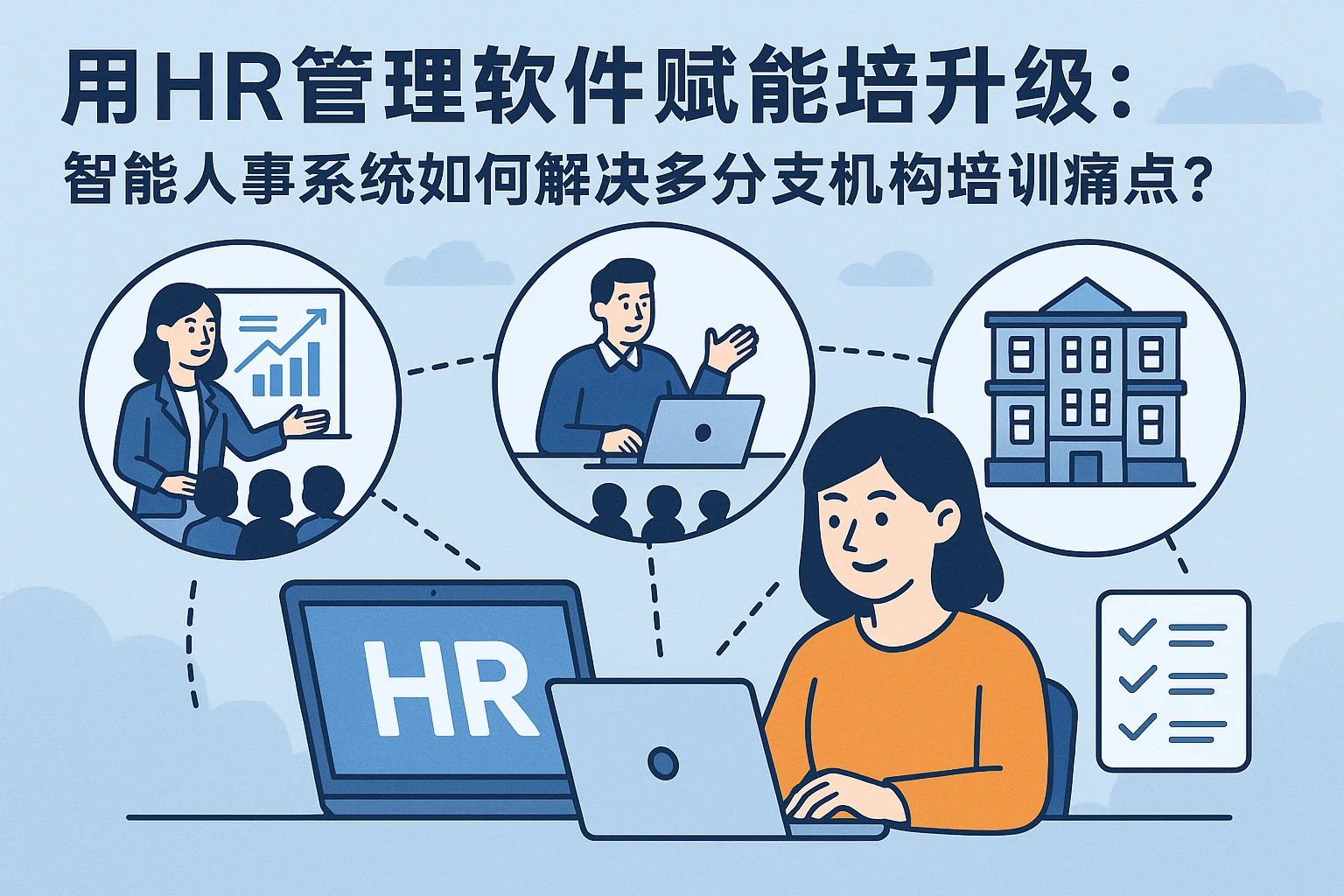 用HR管理软件赋能培训升级：智能人事系统如何解决多分支机构培训痛点？