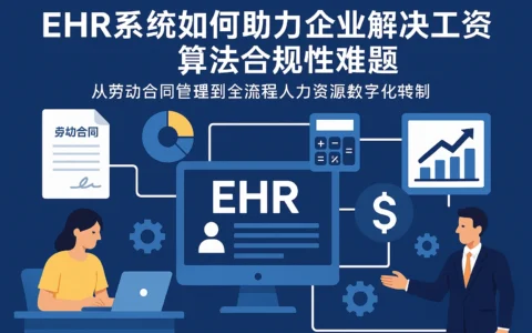 EHR系统如何助力企业解决工资算法合规性难题——从劳动合同管理到全流程人力资源数字化转型