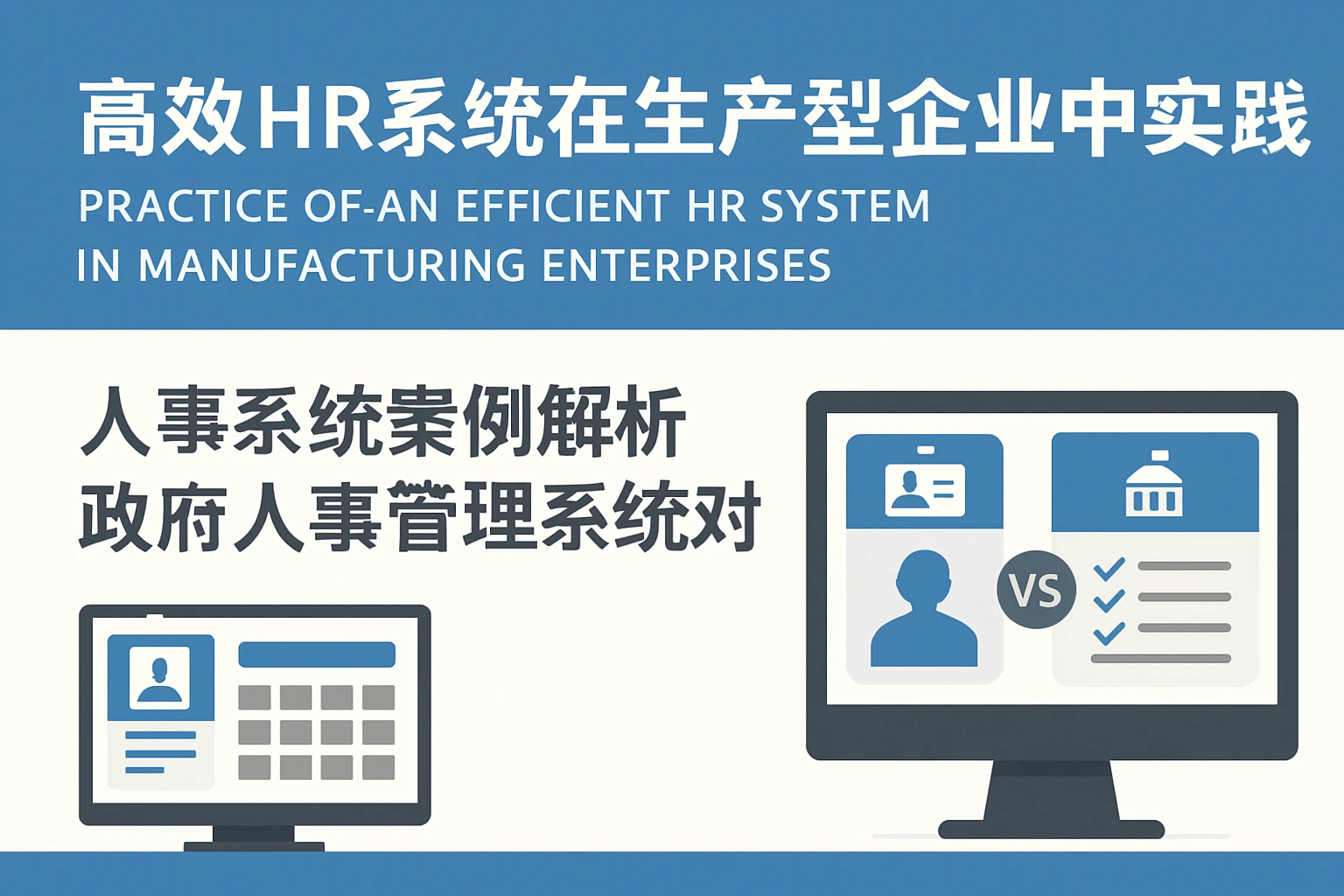 高效HR系统在生产型企业中的实践——人事系统案例解析与政府人事管理系统对比