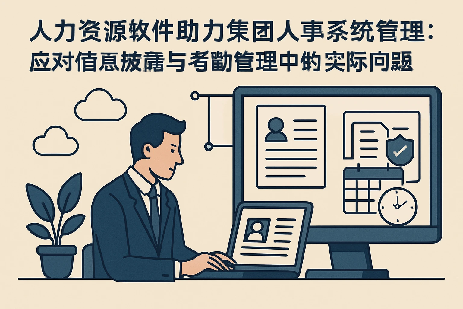 人力资源软件助力集团人事系统高效管理：应对信息披露与考勤管理中的实际问题