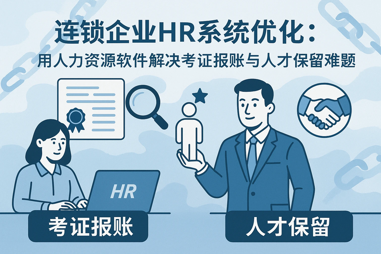 连锁企业HR系统优化：用人力资源软件解决考证报账与人才保留难题