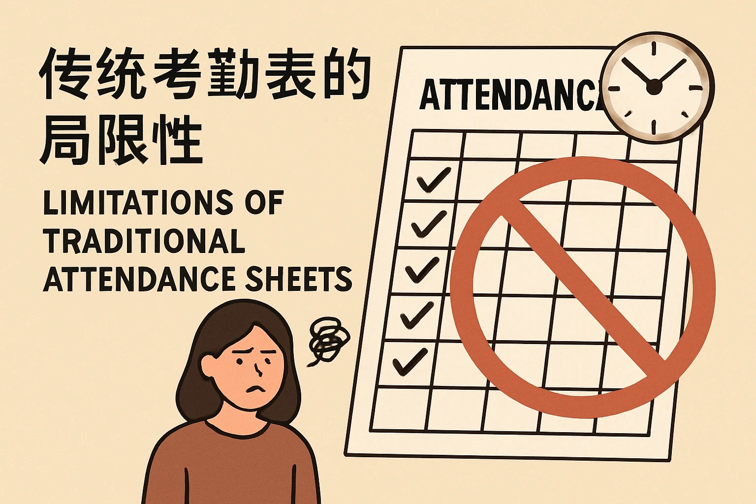 传统考勤表的局限性
