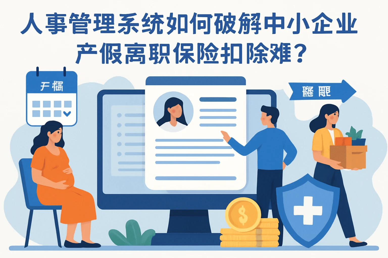 人事管理系统如何破解中小企业产假离职保险扣除难题？