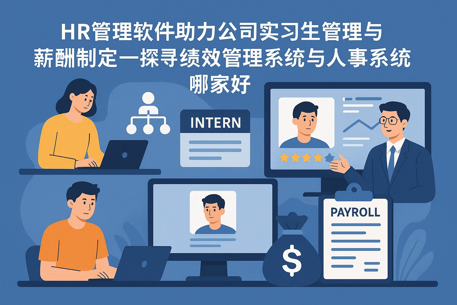 HR管理软件助力公司实习生管理与薪酬制定——探寻绩效管理系统与人事系统哪家好