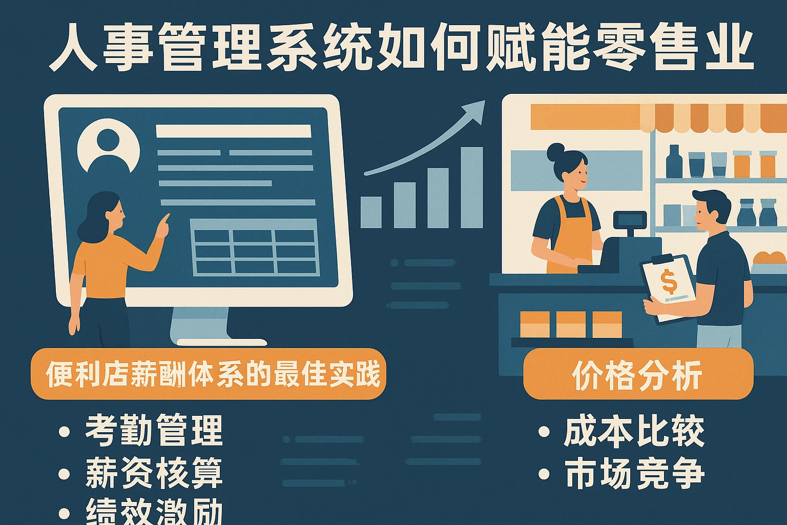 人事管理系统如何赋能零售业：便利店薪酬体系的最佳实践与价格分析
