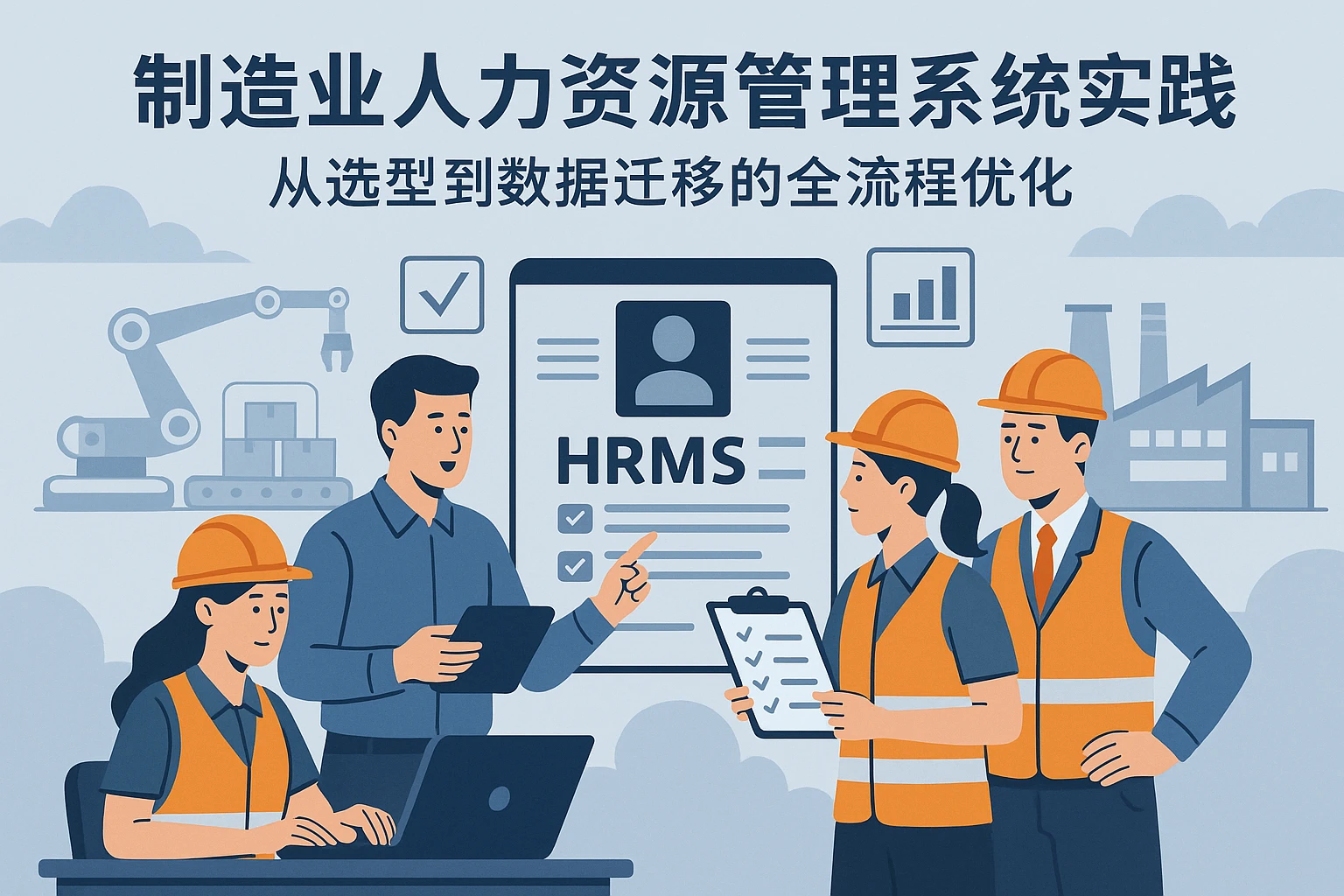 制造业人力资源管理系统实践：从选型到数据迁移的全流程优化