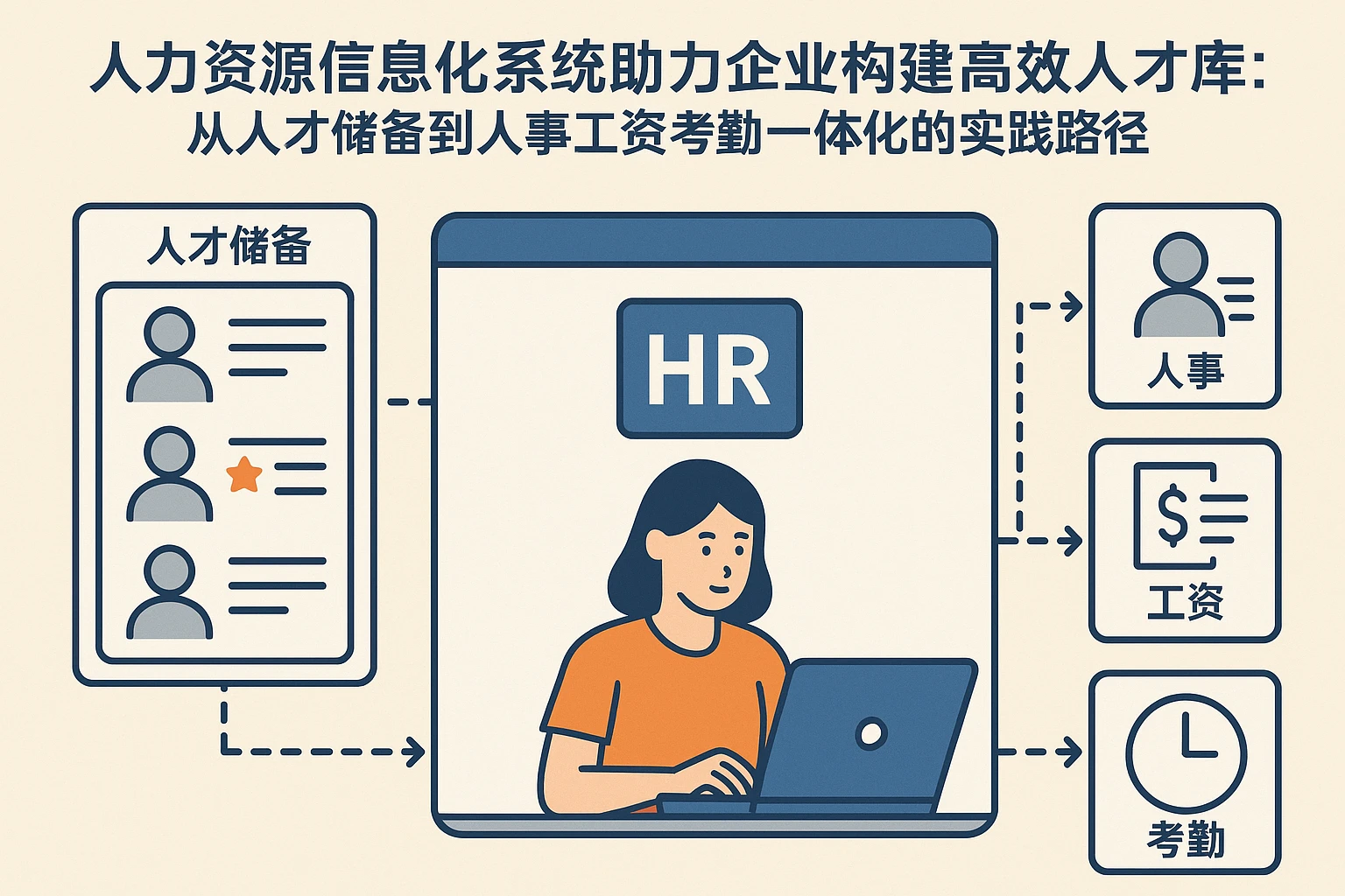 人力资源信息化系统助力企业构建高效人才库：从人才储备到人事工资考勤一体化的实践路径