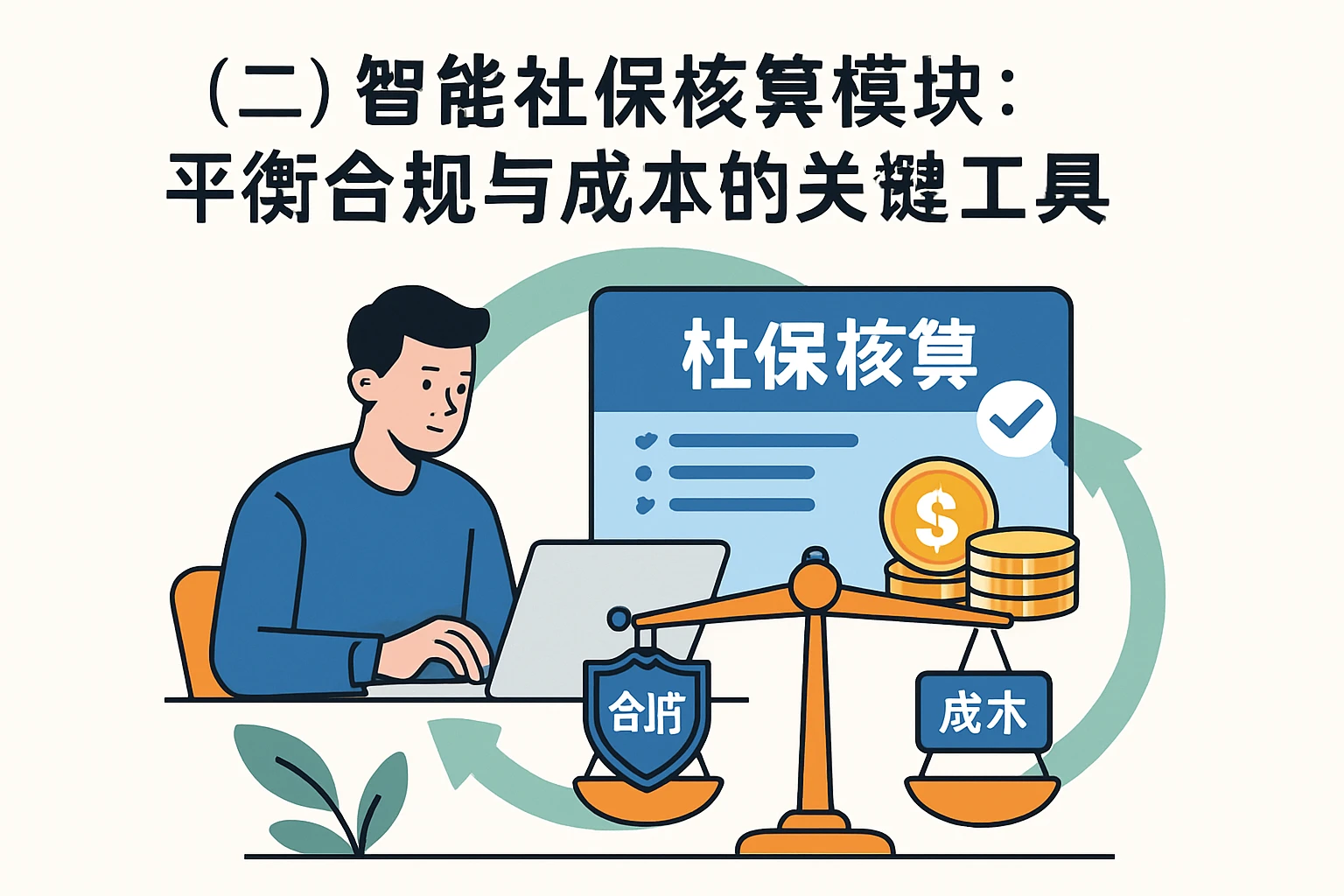 （二）智能社保核算模块：平衡合规与成本的关键工具