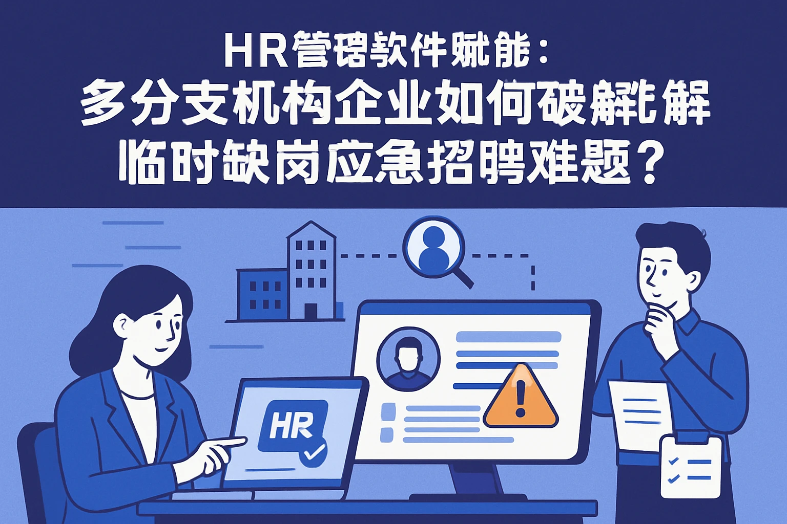 HR管理软件赋能：多分支机构企业如何破解临时缺岗应急招聘难题？