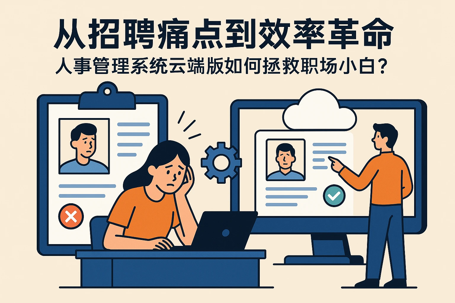 从招聘痛点到效率革命：人事管理系统云端版如何拯救职场小白？