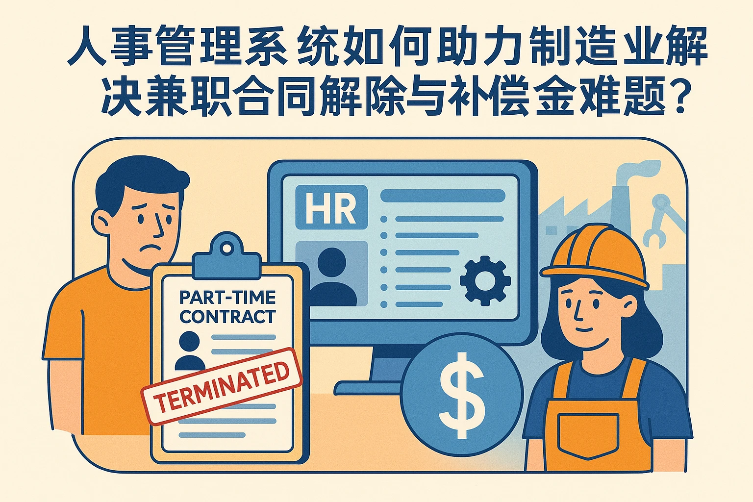 人事管理系统如何助力制造业解决兼职合同解除与补偿金难题？