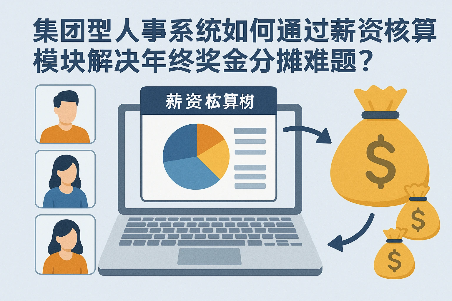 集团型人事系统如何通过薪资核算模块解决年终奖金分摊难题？