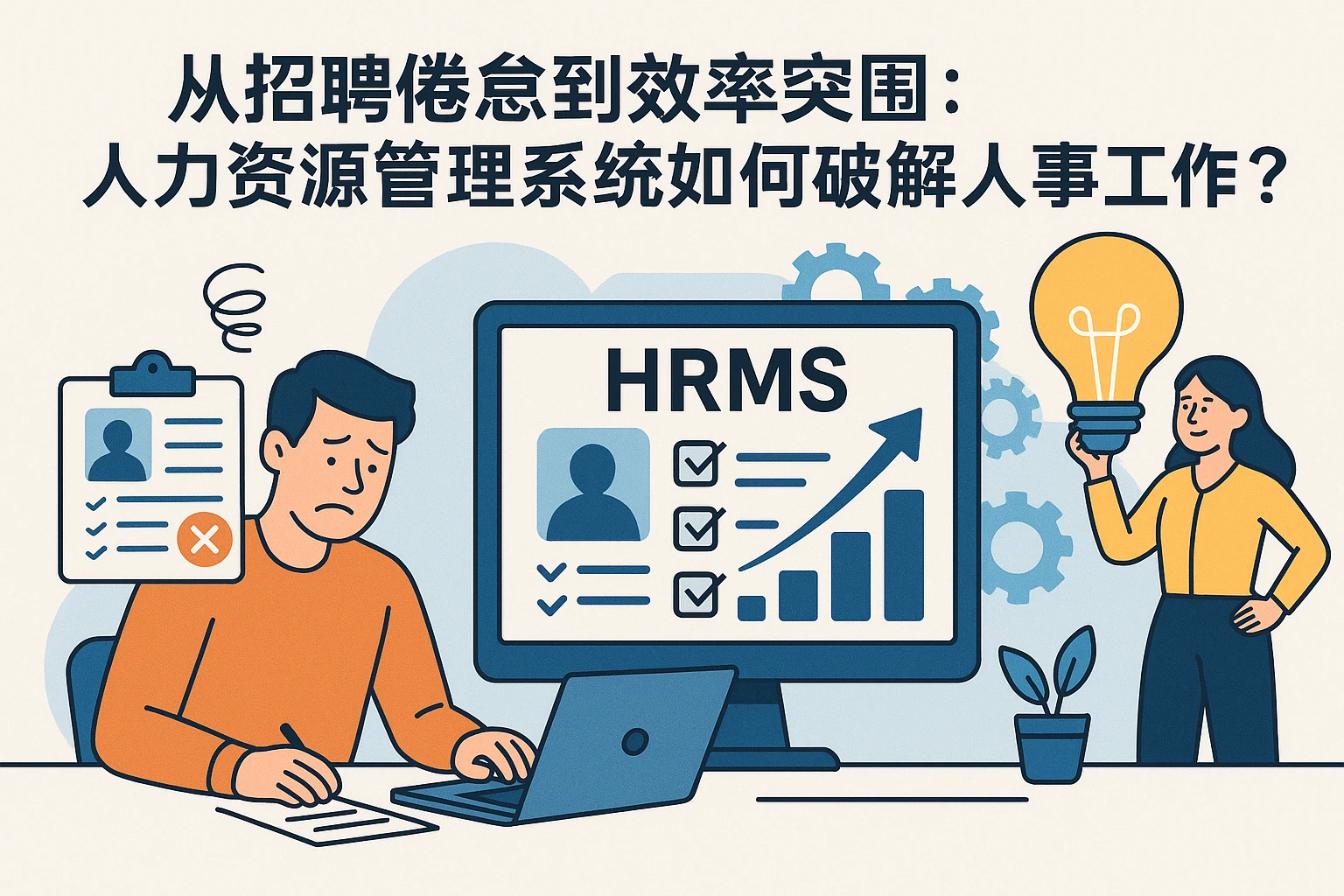 从招聘倦怠到效率突围：人力资源管理系统如何破解人事工作痛点？