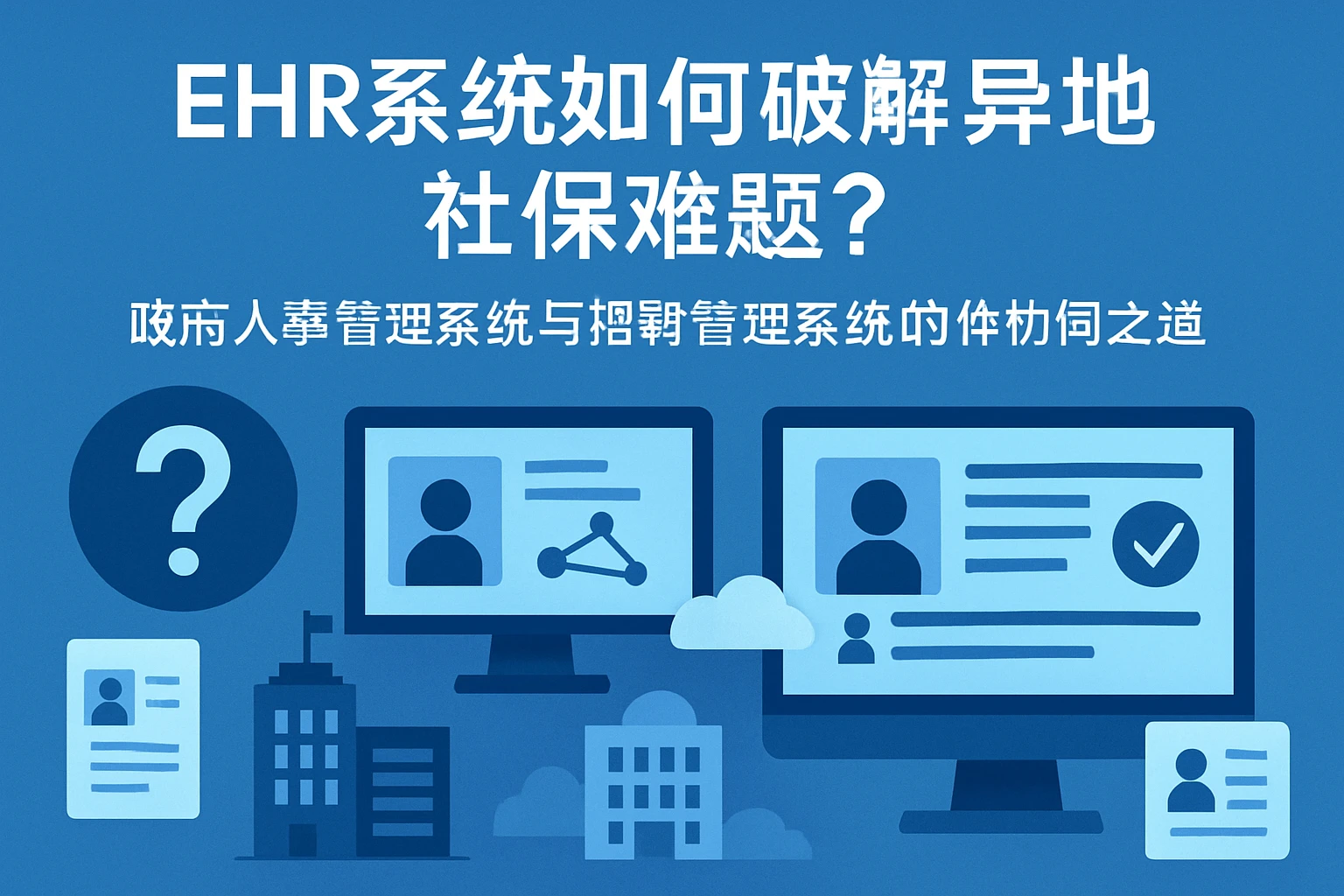 EHR系统如何破解异地社保难题？政府人事管理系统与招聘管理系统的协同之道