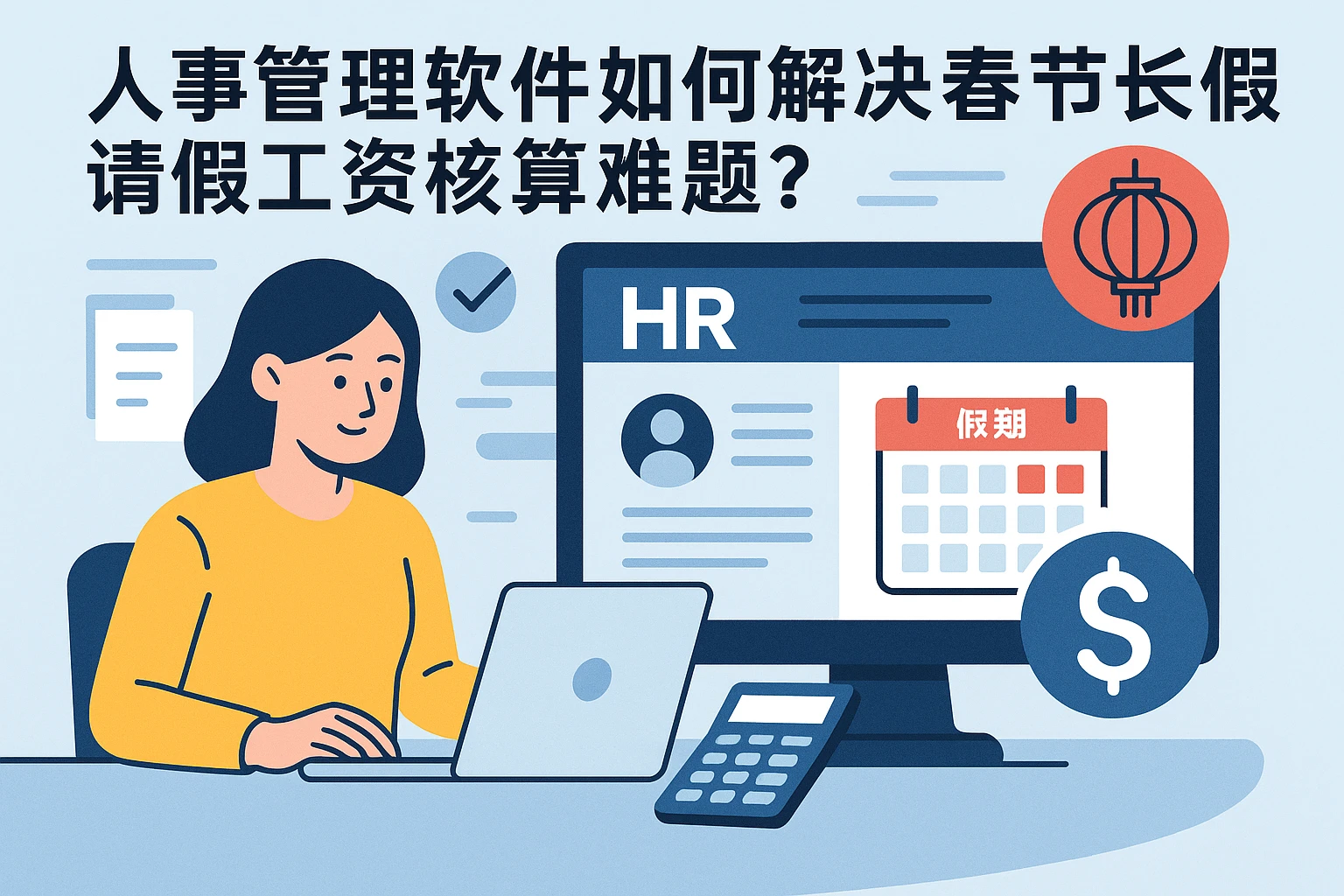 人事管理软件如何解决春节长假请假工资核算难题？