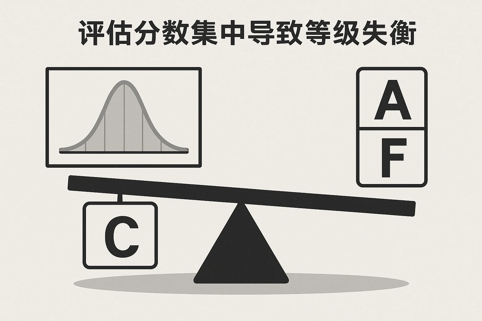 2. 评估分数集中导致等级失衡