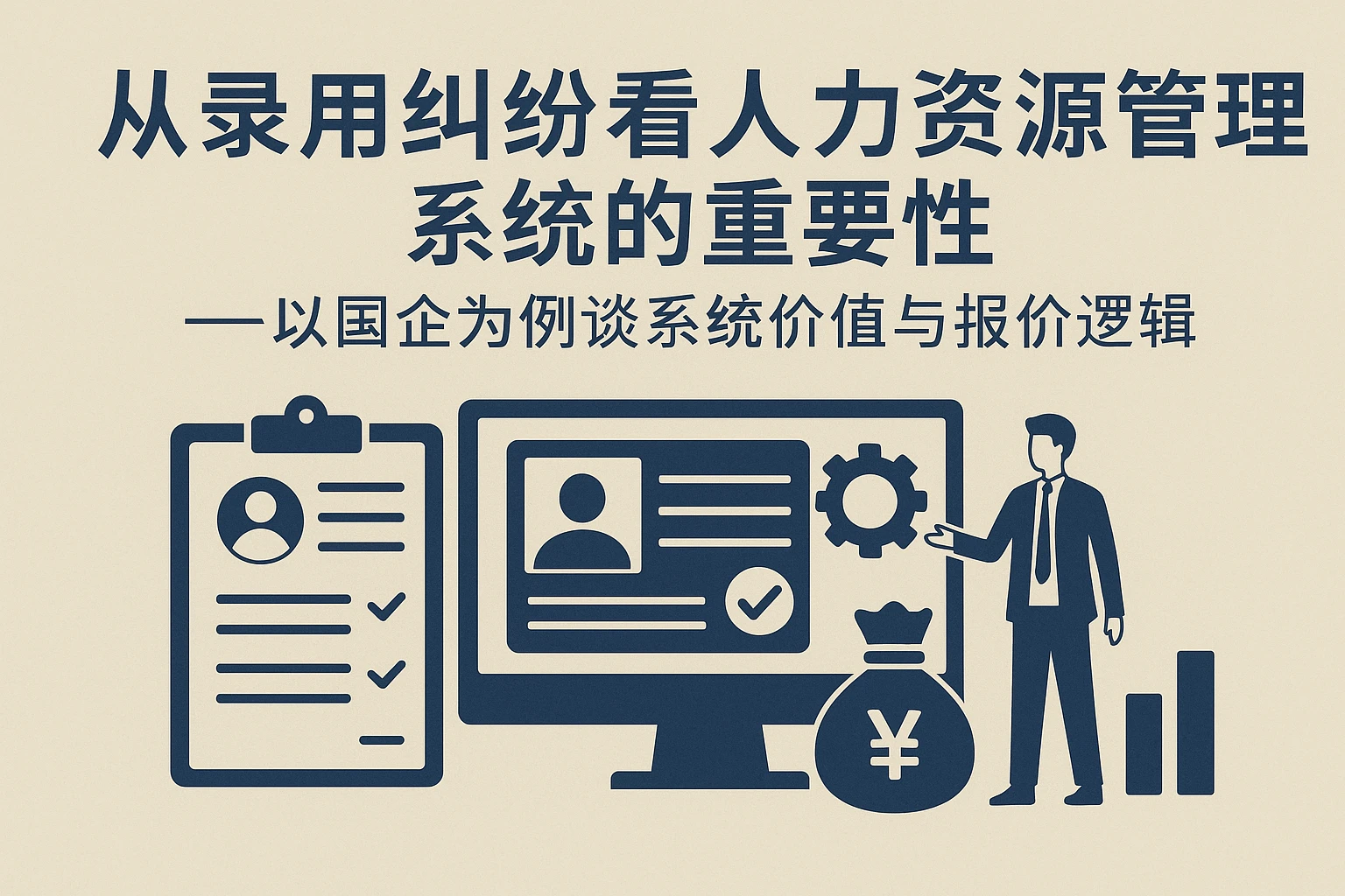 从录用纠纷看人力资源管理系统的重要性——以国企为例谈系统价值与报价逻辑