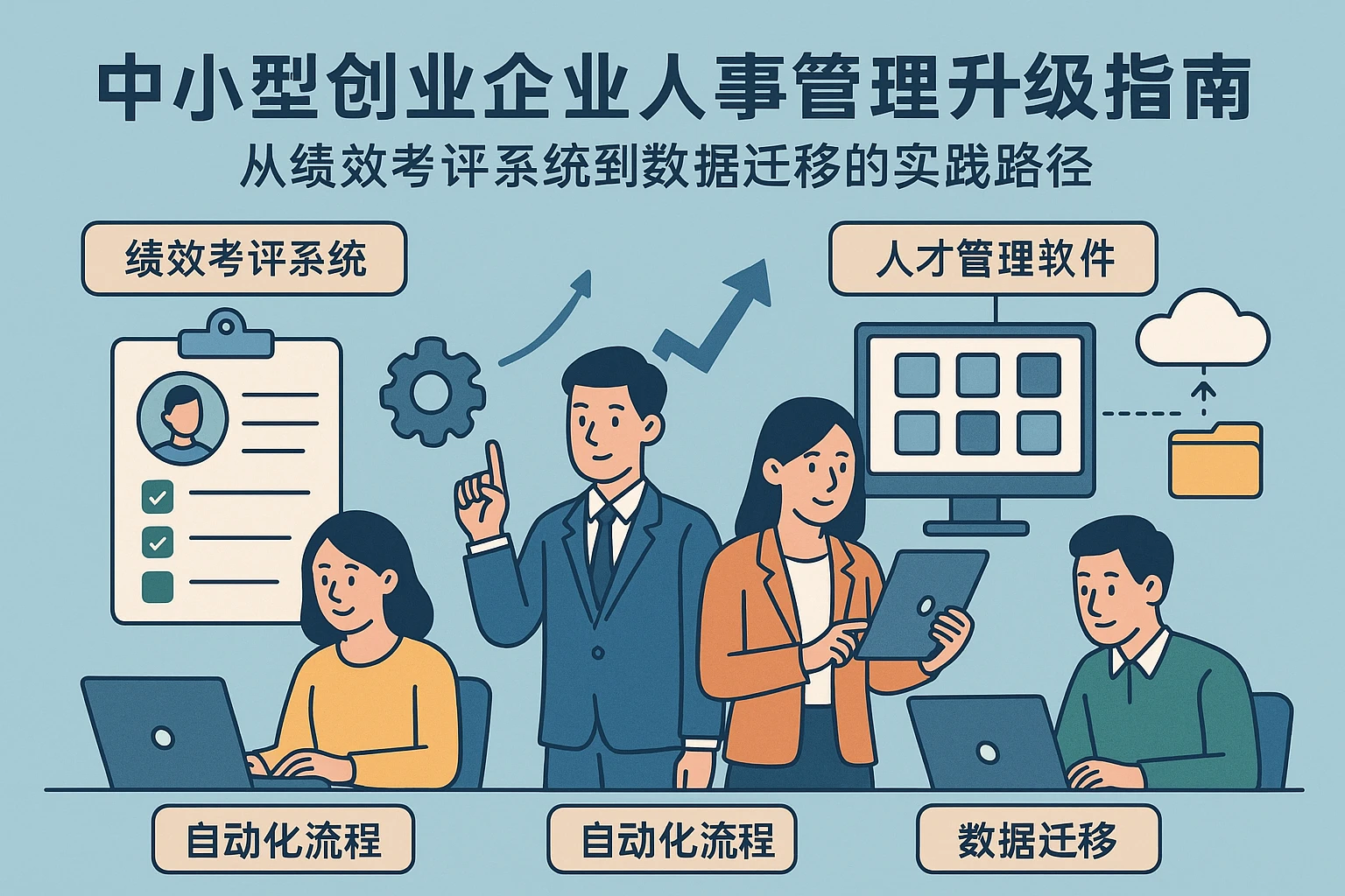 中小型创业企业人事管理升级指南：从绩效考评系统到数据迁移的实践路径