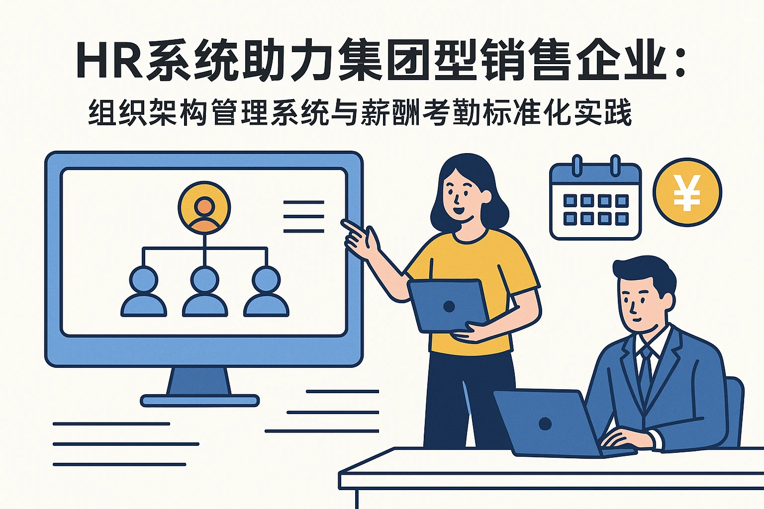 HR系统助力集团型销售企业：组织架构管理系统与薪酬考勤标准化实践