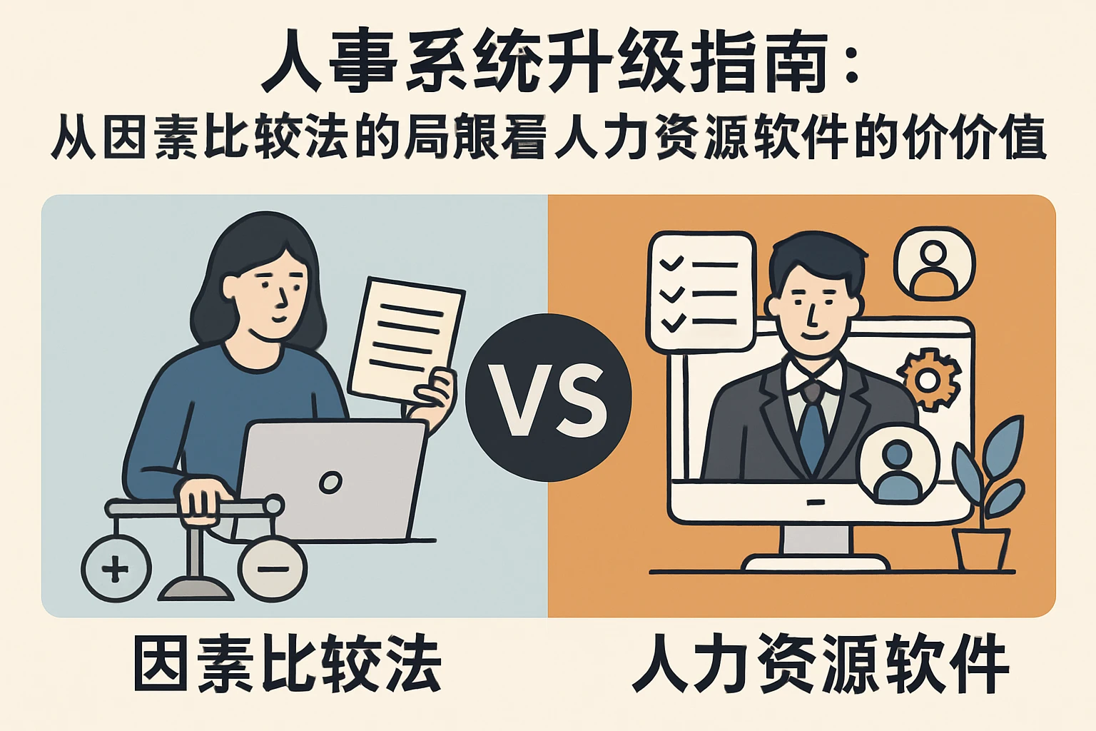 人事系统升级指南：从因素比较法的局限看人力资源软件的价值