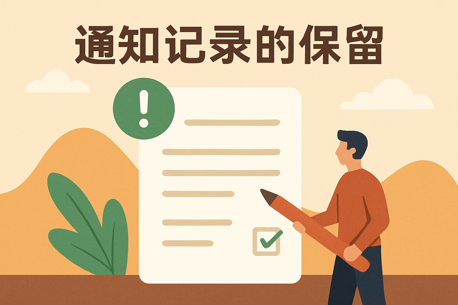 1. 通知记录的保留