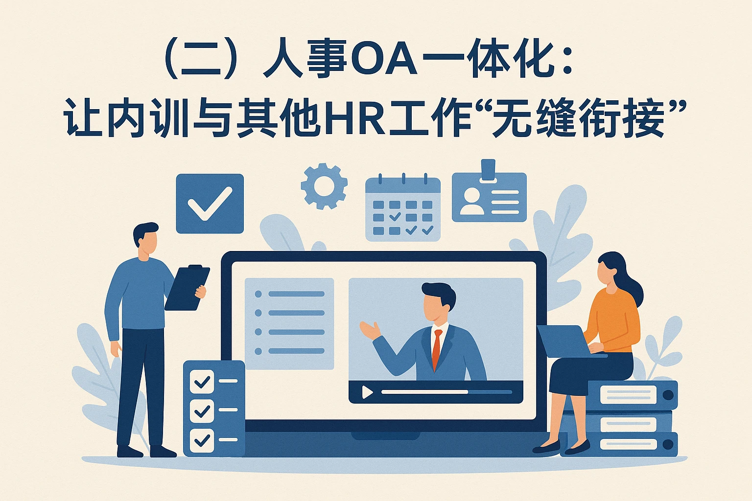 （二）人事OA一体化：让内训与其他HR工作“无缝衔接”