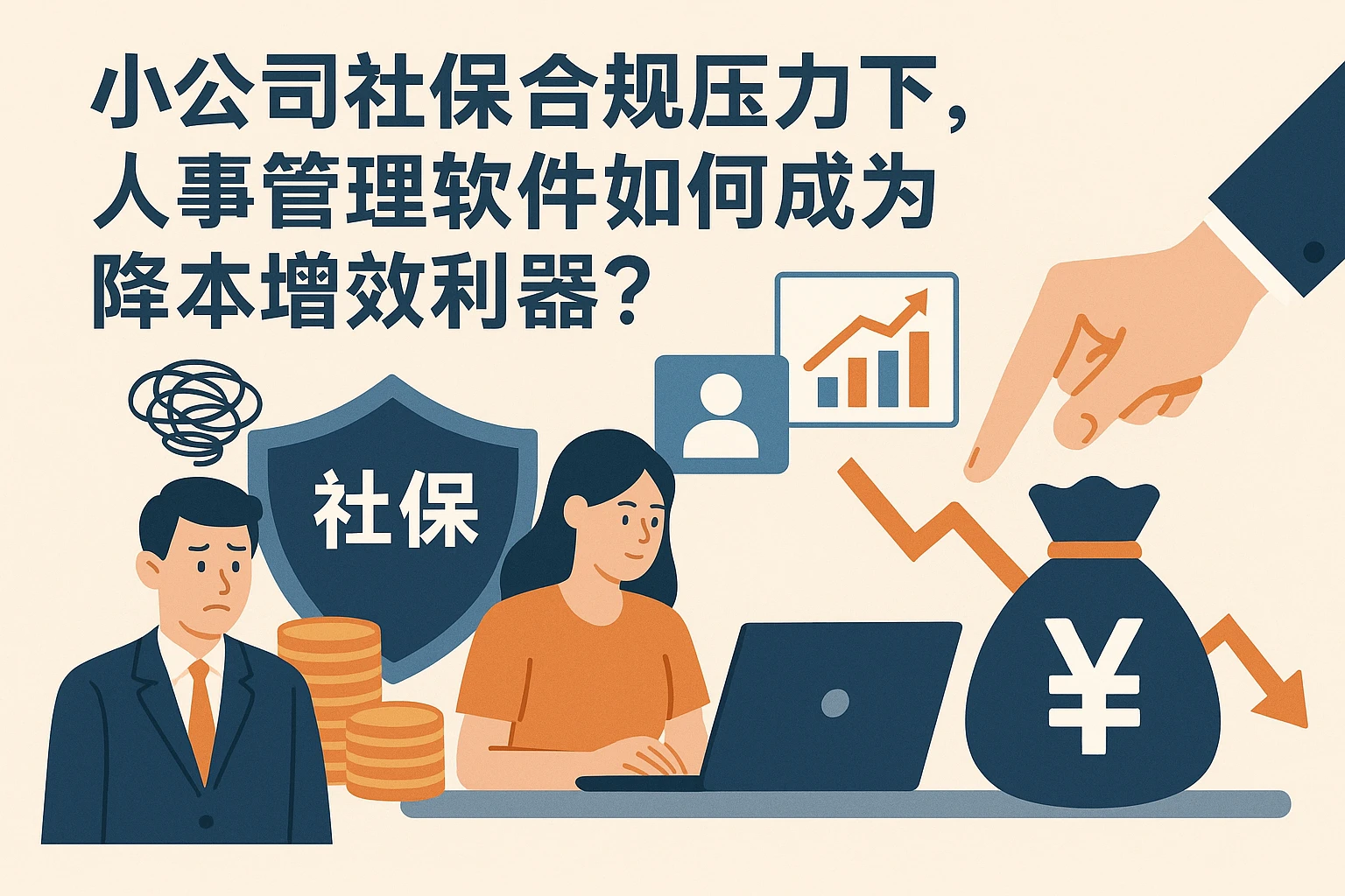 小公司社保合规压力下，人事管理软件如何成为降本增效利器？