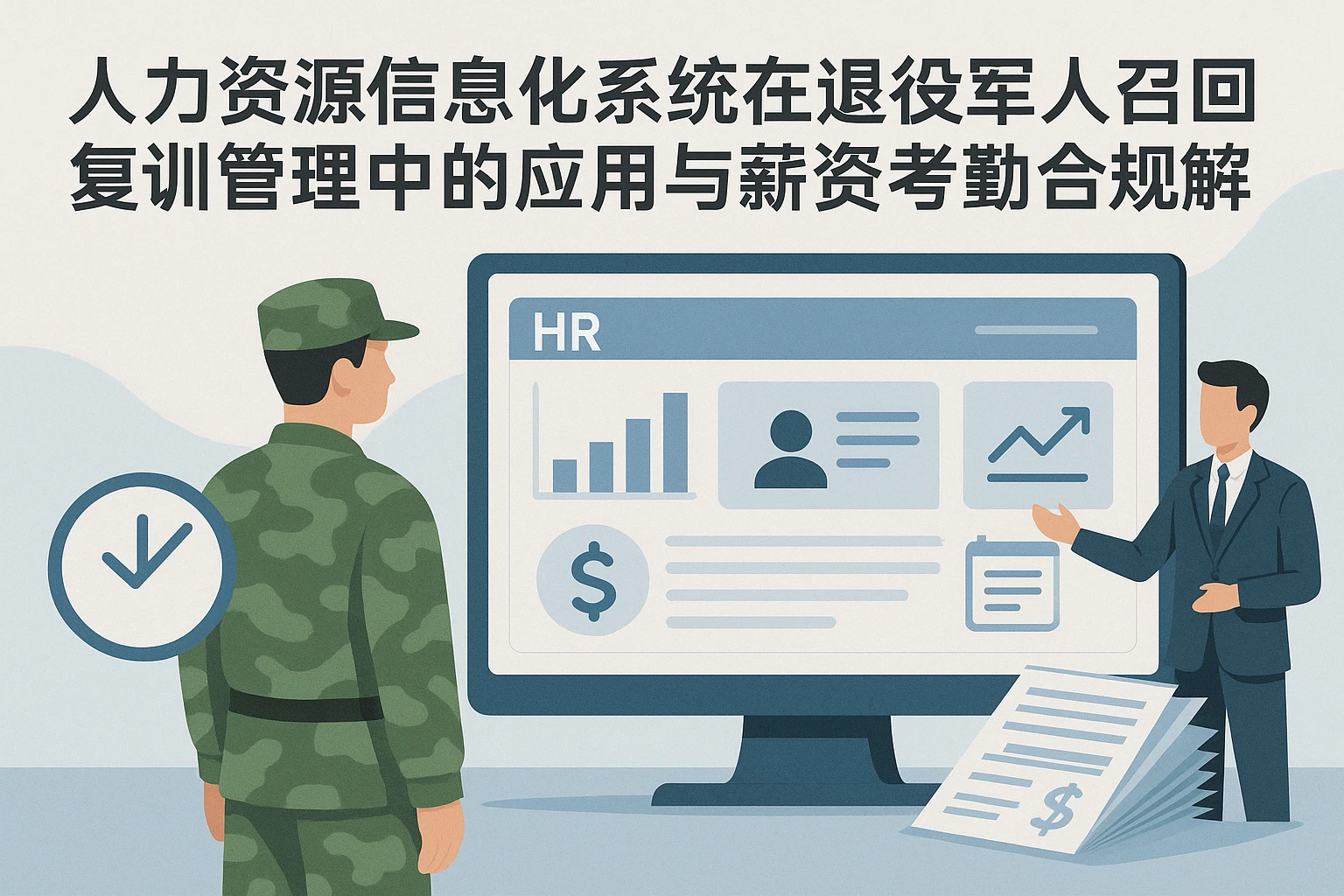 人力资源信息化系统在退役军人召回复训管理中的应用与薪资考勤合规解读