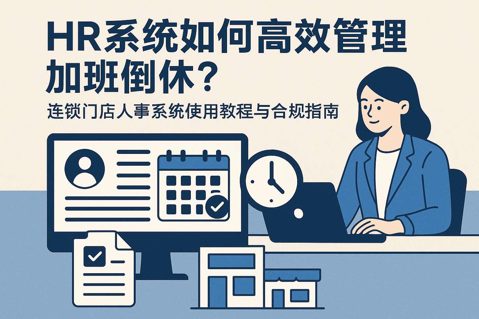 HR系统如何高效管理加班倒休？连锁门店人事系统使用教程与合规指南