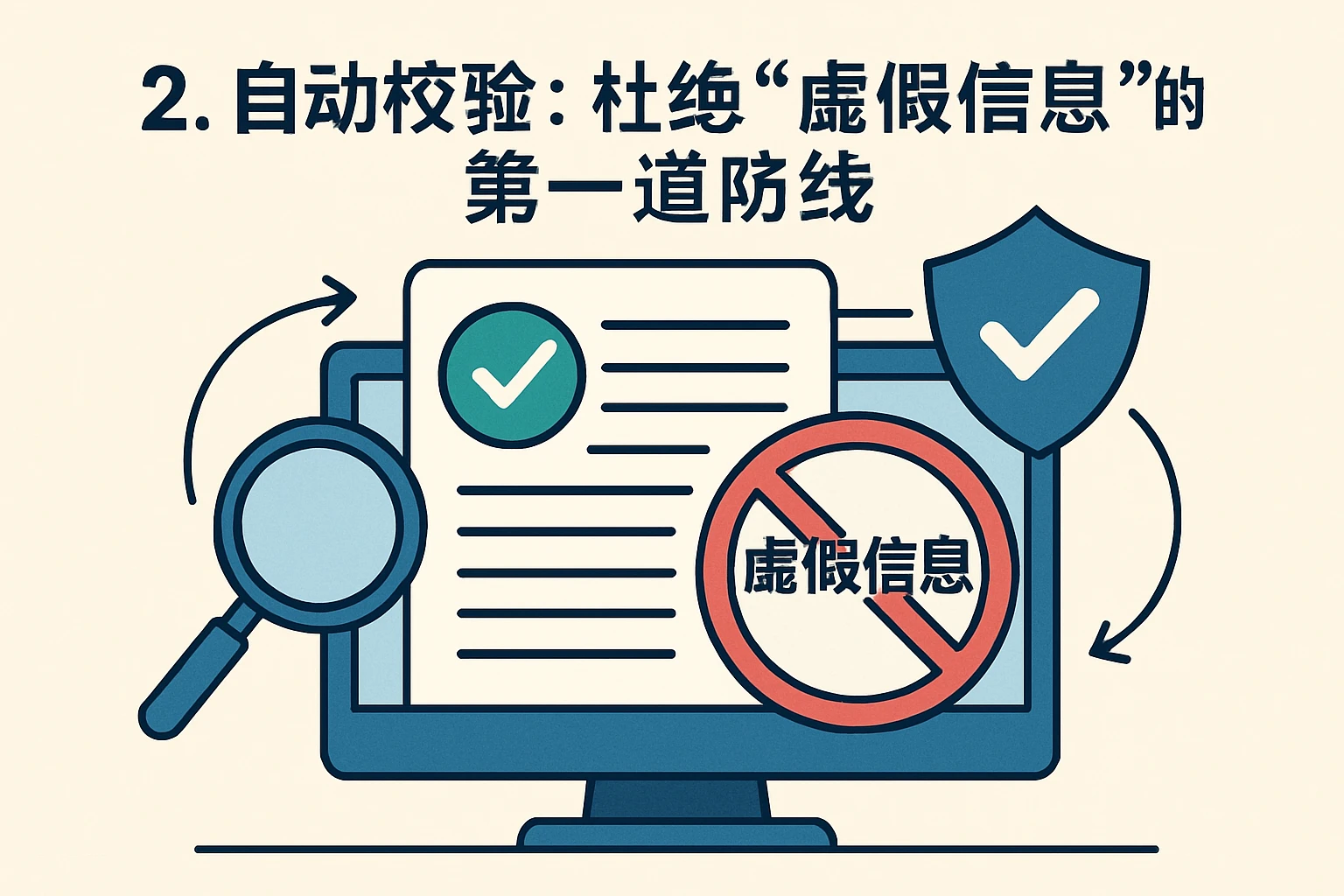 2. 自动校验：杜绝“虚假信息”的第一道防线