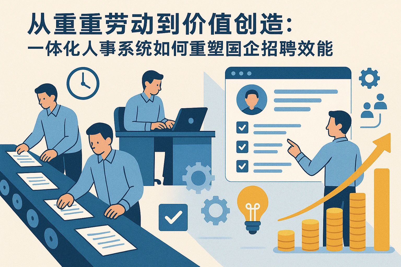 从重复劳动到价值创造：一体化人事系统如何重塑国企招聘效能