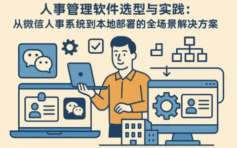 人事管理软件选型与实践：从微信人事系统到本地部署的全场景解决方案
