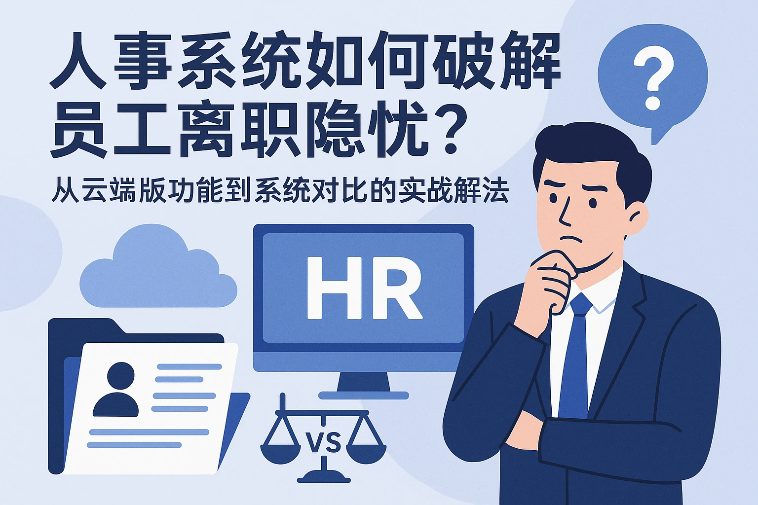 人事系统如何破解员工离职隐忧？从云端版功能到系统对比的实战解法