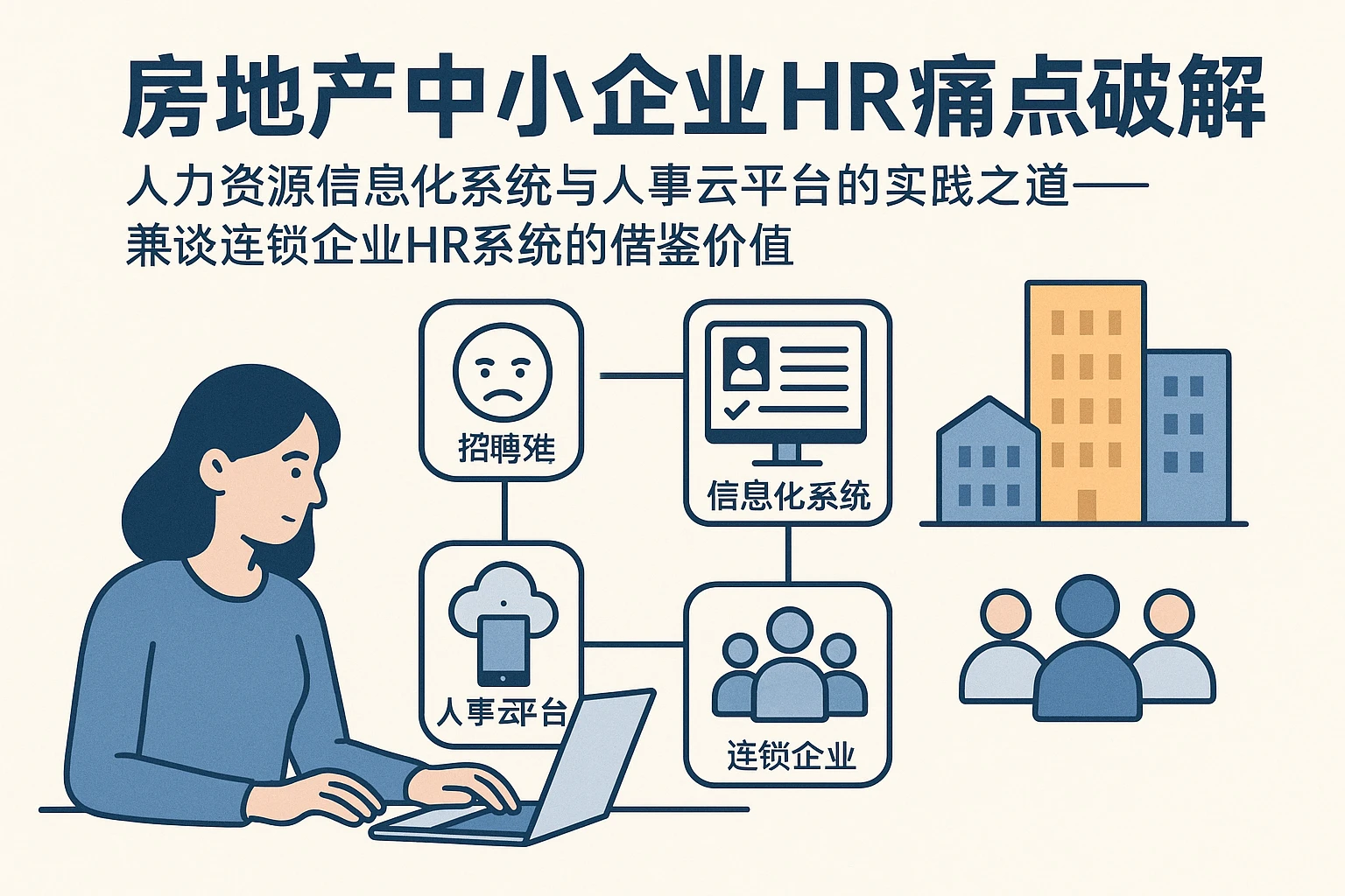 房地产中小企业HR痛点破解：人力资源信息化系统与人事云平台的实践之道——兼谈连锁企业HR系统的借鉴价值