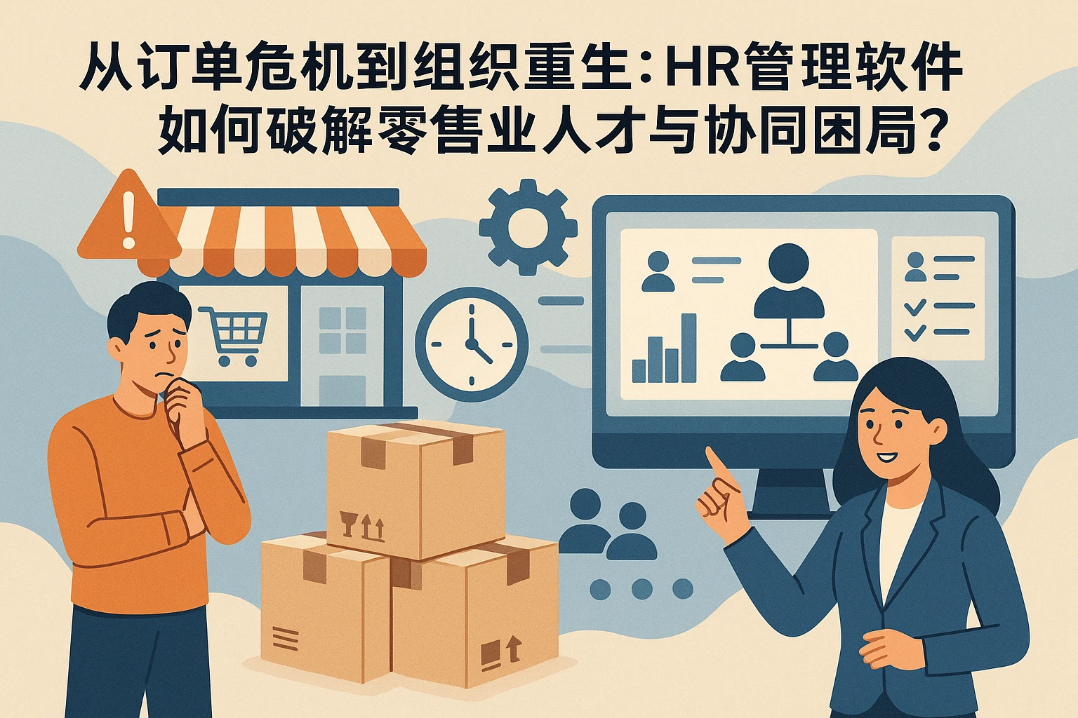 从订单危机到组织重生：HR管理软件如何破解零售业人才与协同困局？