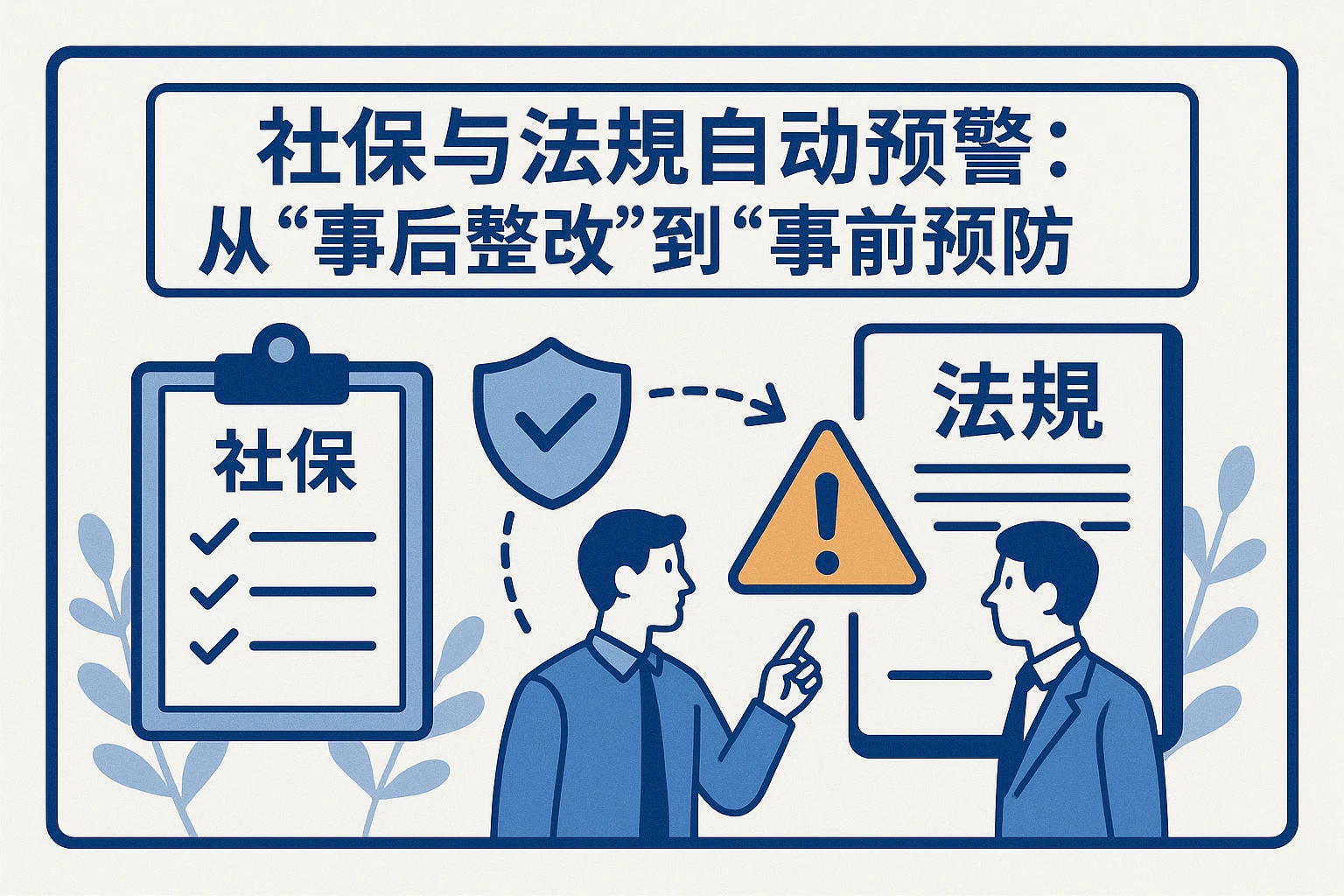 2. 社保与法规自动预警：从“事后整改”到“事前预防”