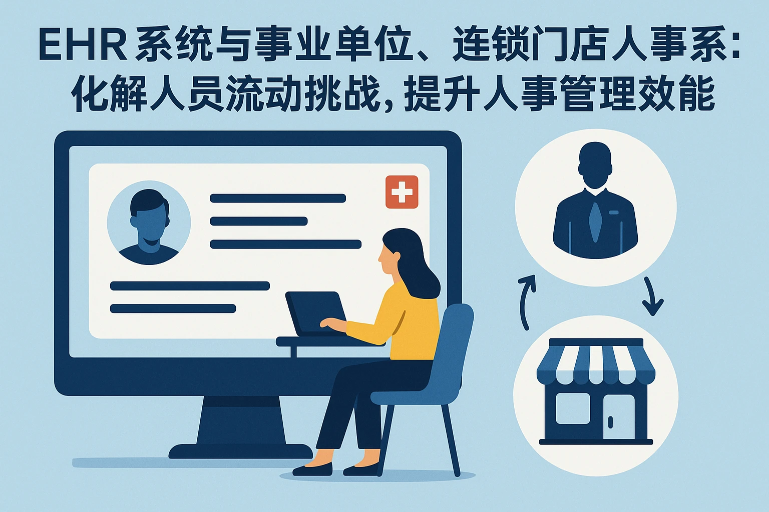 EHR系统与事业单位、连锁门店人事系统：化解人员流动挑战，提升人事管理效能